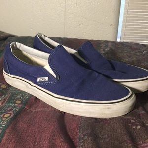Blue Slip-On Vans